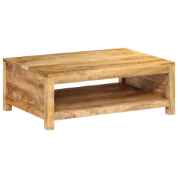 Stolik kawowy, 80x55x30 cm, lite drewno mango