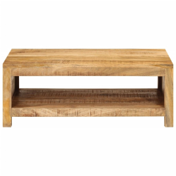 Stolik kawowy, 80x55x30 cm, lite drewno mango