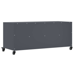 Szafka RTV, antracyt, 100,5x39x43,5 cm, stal walcowana na zimno