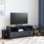 Szafka RTV, antracyt, 100,5x39x43,5 cm, stal walcowana na zimno