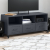 Szafka RTV, antracyt, 100,5x39x43,5 cm, stal walcowana na zimno