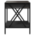 Stolik kawowy z LED Infinity, czarny, 40x40x49 cm