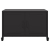 Szafka RTV, czarna, 68x39x43,5 cm, stal walcowana na zimno
