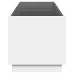 Stolik kawowy z LED Infinity, biały, 90x50x50 cm