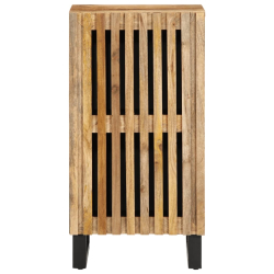 Szafka, 40x34x75 cm, lite surowe drewno mango