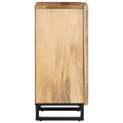 Szafka, 40x34x75 cm, lite surowe drewno mango