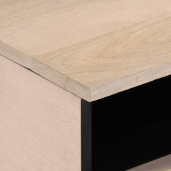 vidaXL: Stolik kawowy, 80x55x40 cm, lite drewno mango