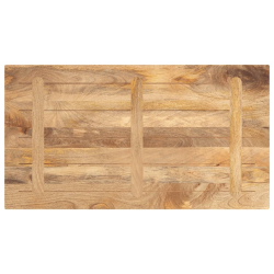 Blat stołu, 120x60x2,5 cm, prostokątny, lite drewno mango