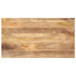 Blat stołu, 100x70x3,8 cm, prostokątny, lite drewno mango