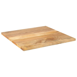 Blat stołu, 90x90x3,8 cm, kwadratowy, lite drewno mango