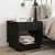 Stolik nocny z LED Infinity, czarny, 50x50x50 cm
