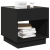 Stolik nocny z LED Infinity, czarny, 50x50x50 cm