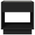 Stolik nocny z LED Infinity, czarny, 50x50x50 cm
