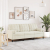 3-osobowa sofa z poduszkami, kremowa, 180 cm, aksamit