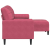 3-osobowa sofa z podnóżkiem winna czerwień 180 cm, aksamit