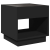 Stolik kawowy z LED Infinity, czarny, 50x50x50 cm