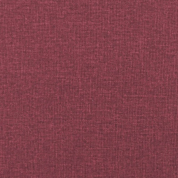 3-osobowa sofa z poduszkami, winna czerwień, 210 cm, tkanina