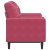 2-osobowa sofa z poduszkami, winna czerwień, 120 cm, aksamit
