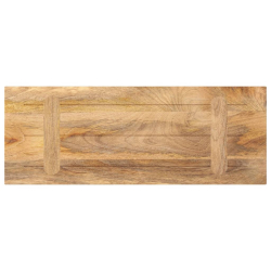 Blat stołu, 90x30x3,8 cm, prostokątny, lite drewno mango