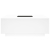 Stolik kawowy z LED Infinity, biały, 100x100x40 cm
