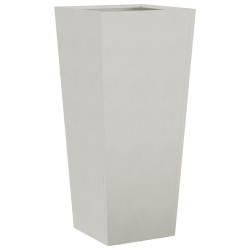 Donice ogrodowe, 2 szt., 35x35x75 cm, stal nierdzewna