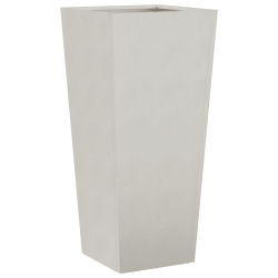 Donice ogrodowe, 2 szt., 35x35x75 cm, stal nierdzewna