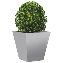 Donica ogrodowa, 30x30x30 cm, stal galwanizowana
