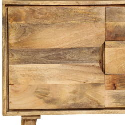 Szafka z litego drewna mango, 90 x 30 x 69 cm