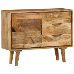 Szafka z litego drewna mango, 90 x 30 x 69 cm