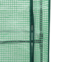 Podwyższona donica ze szklarnią, wygląd rattanu, 80x40x140 cm