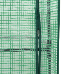 Podwyższona donica ze szklarnią, wygląd rattanu, 160x40x138 cm