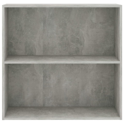 2-poziomowy regał, betonowy szary, 80x30x76,5 cm