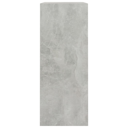 2-poziomowy regał, betonowy szary, 80x30x76,5 cm