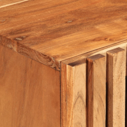 Szafki, 3 szt., 60x34x75 cm, lite drewno akacjowe