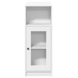 Stolik barowy z przegrodami, biały, 101x40x103,5 cm