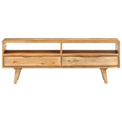 Szafka pod telewizor, 140x30x41 cm, lite drewno mango