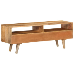Szafka pod telewizor, 140x30x41 cm, lite drewno mango