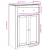 Szafka na buty Panama, 80x40x114 cm, lite drewno sosnowe