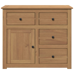Szafka z szufladami Panama, 93x40x80 cm, lite drewno sosnowe