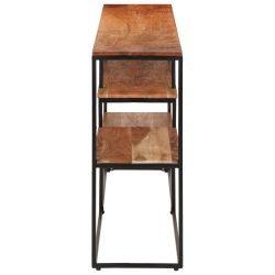 Regał, 150x30x75 cm, lite drewno akacjowe