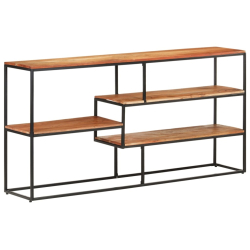 Regał, 150x30x75 cm, lite drewno akacjowe