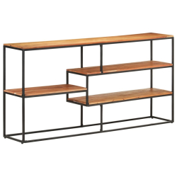 Regał, 150x30x75 cm, lite drewno akacjowe