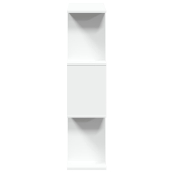 Regał przegroda, 3 poziomy, biały, 70x24x97 cm
