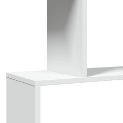 Regał przegroda, 3 poziomy, biały, 70x24x97 cm