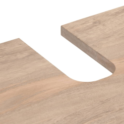 2-cz. zestaw mebli łazienkowych, lite drewno mango