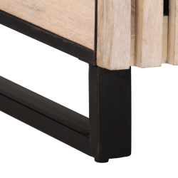 2-cz. zestaw mebli łazienkowych, lite drewno mango