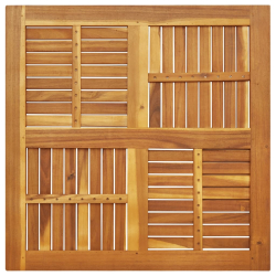 Blat do stołu, 90x90x2,2 cm, kwadratowy, lite drewno akacjowe