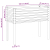 Donica ogrodowa, antracytowa, 100x41x90 cm, stal