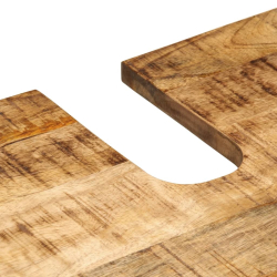 3-cz. zestaw mebli łazienkowych, surowe drewno mango