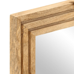 2-cz. zestaw mebli łazienkowych, surowe drewno mango